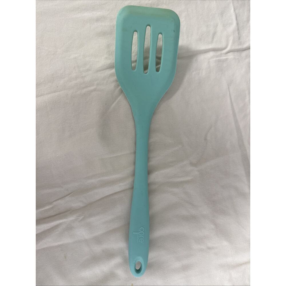 Core Kitchen Green Silicone Slotted Spatula Dishwasher Safe 12 Inch